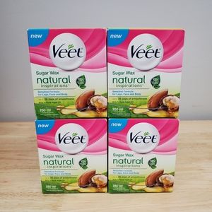 4X Veet Sugar Wax, Sensitive Formula Discontinued